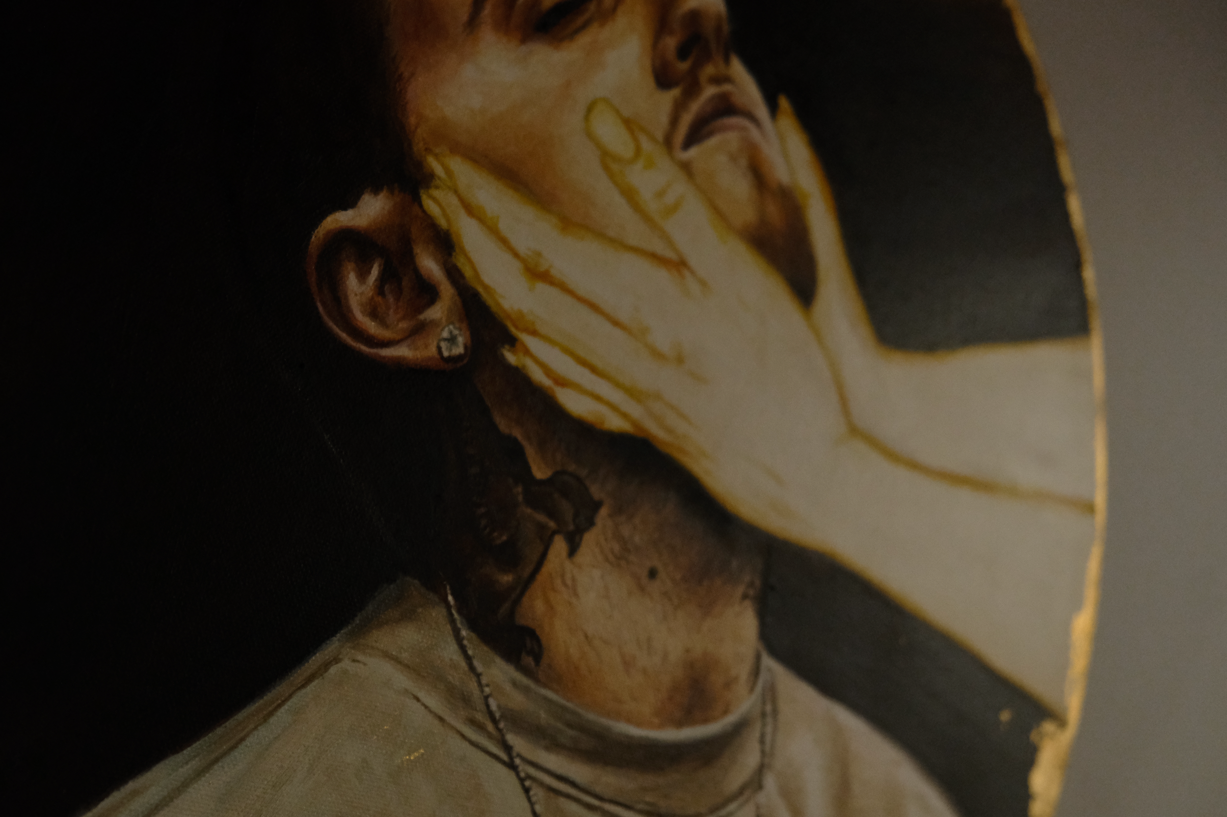 Mac Miller Original Oil Painting - "Aquarium"