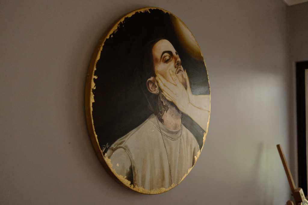 Mac Miller Original Oil Painting - "Aquarium"