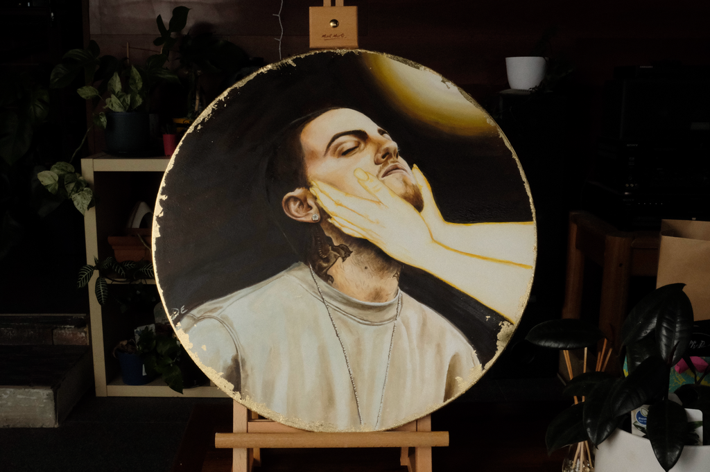 Mac Miller Original Oil Painting - "Aquarium"