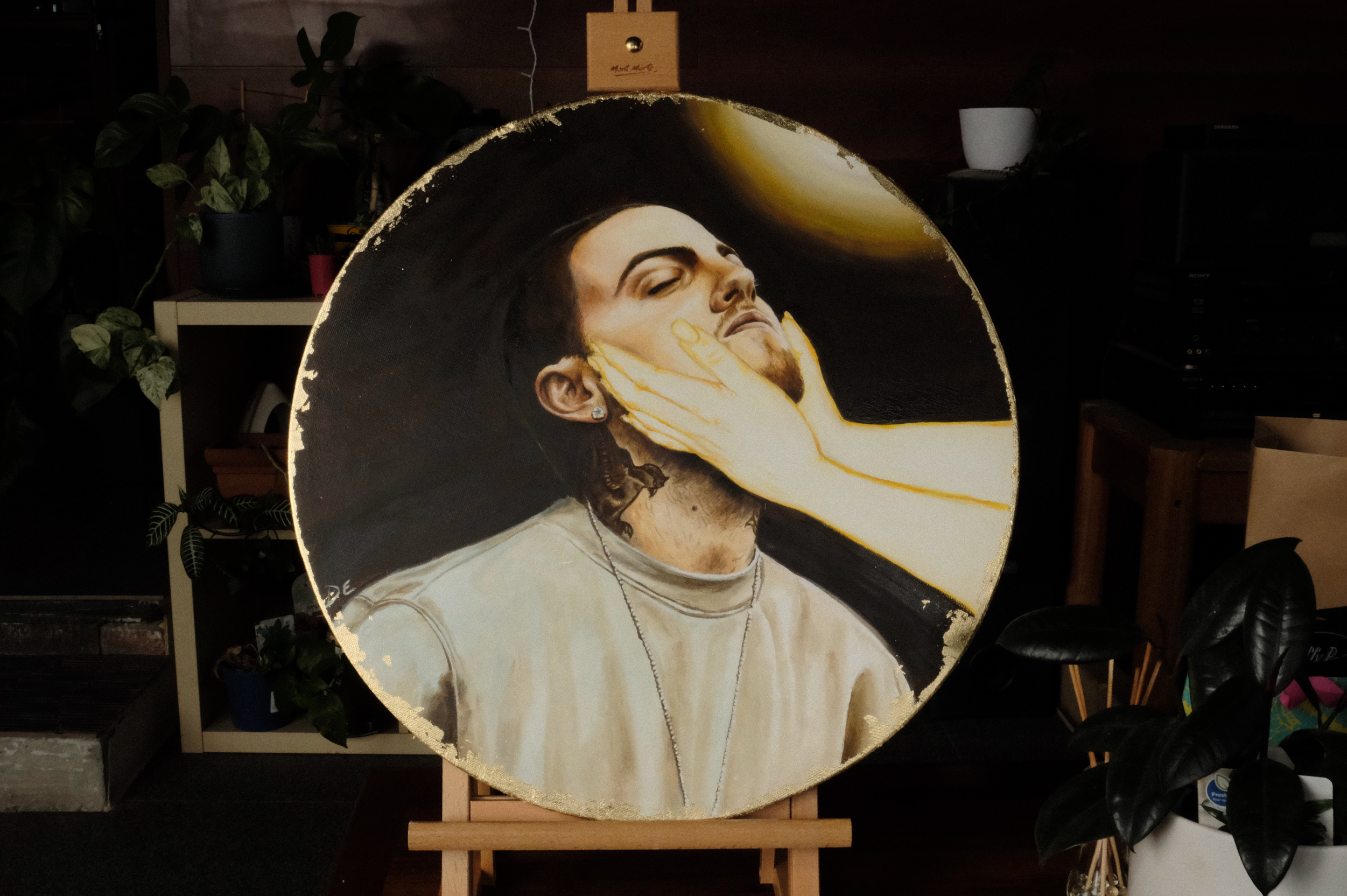 Mac Miller Original Oil Painting - "Aquarium"