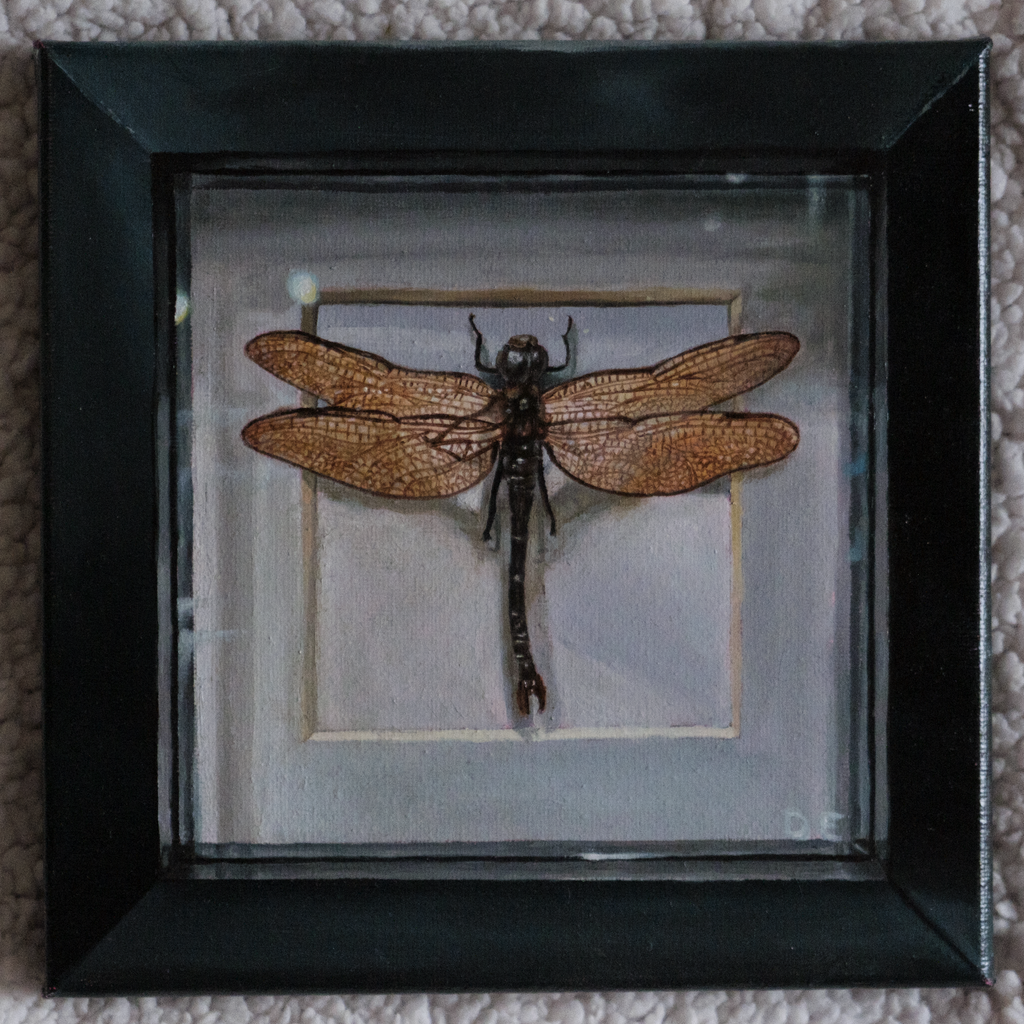 Little Dragonfly - Original Oil Painting