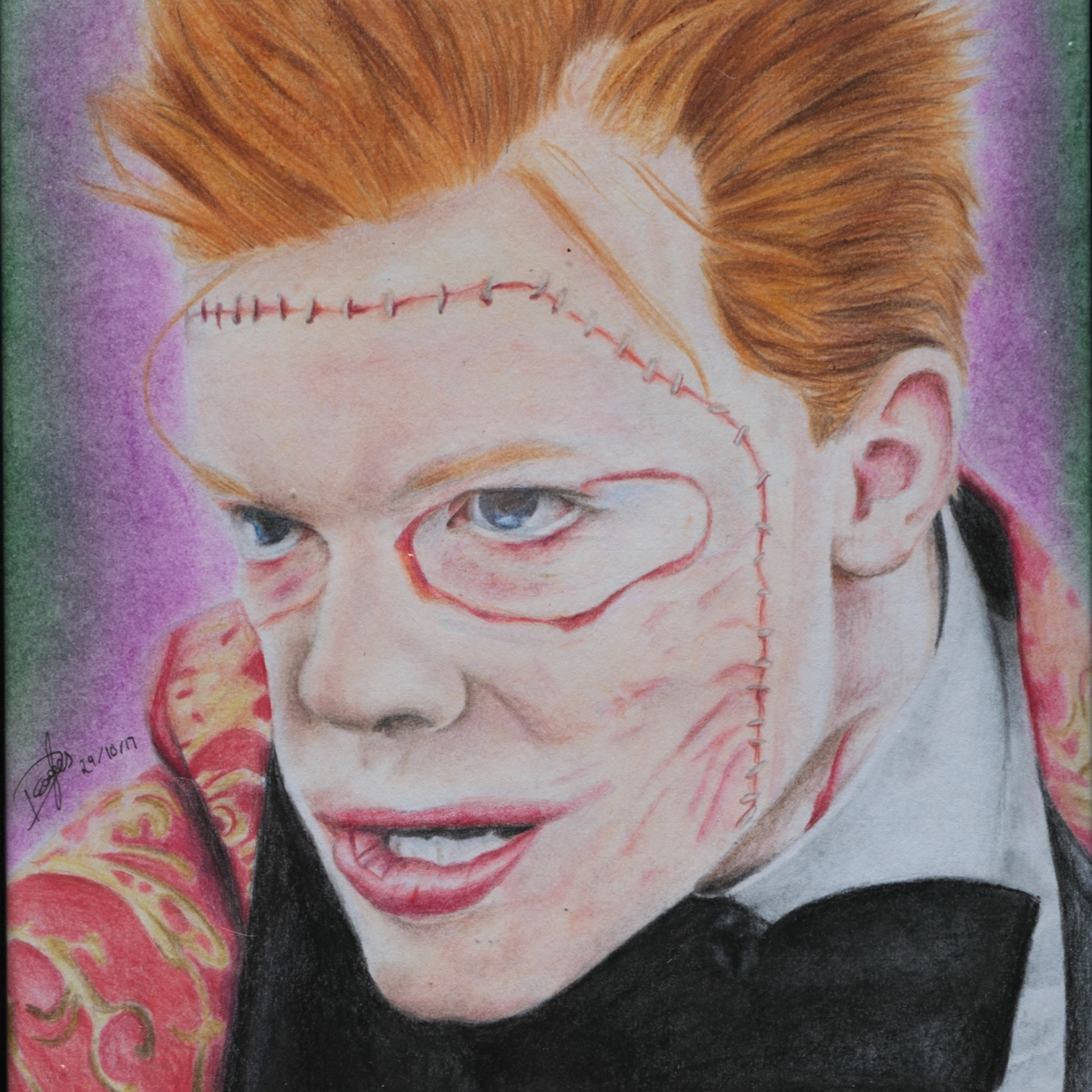 Jerome The Joker Original Drawing