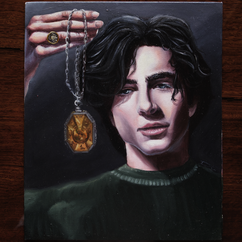 Regulus Black and the Horcrux original painting