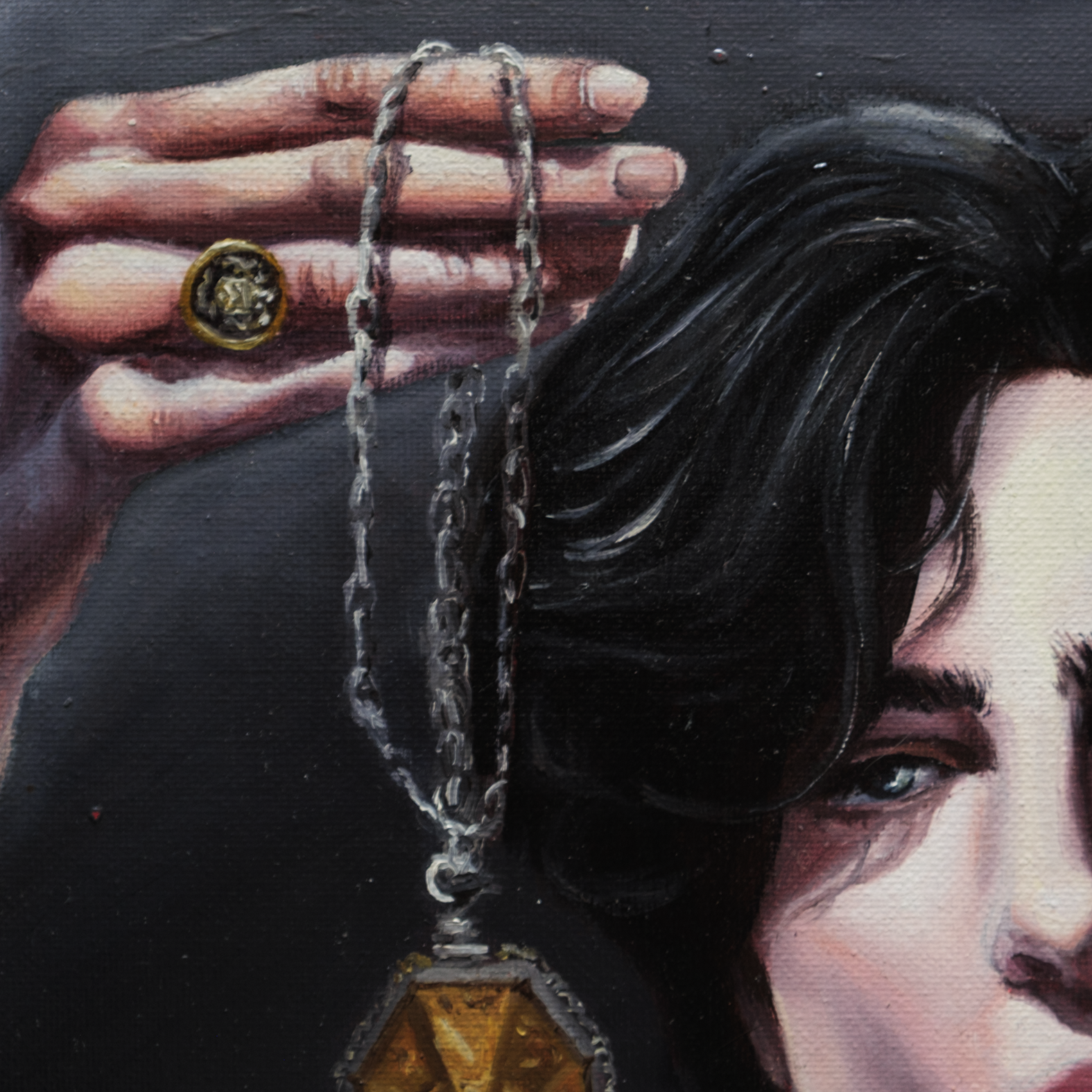 Regulus Black and the Horcrux original painting
