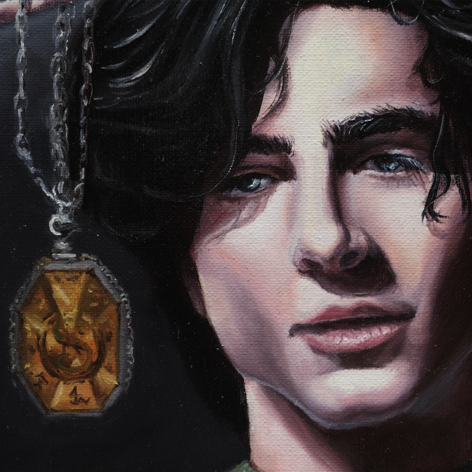 Regulus Black and the Horcrux original painting