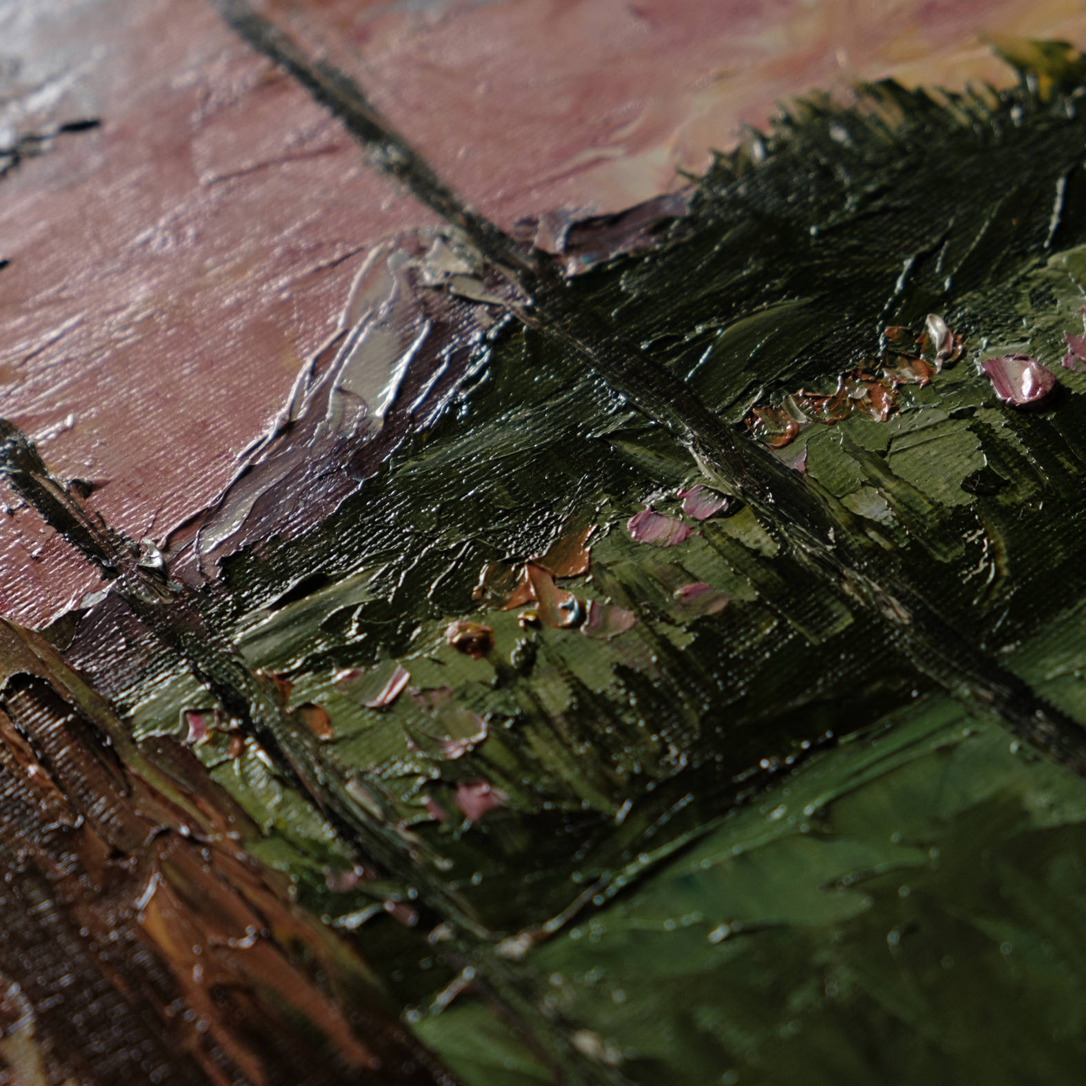 By the Swing Original Painting