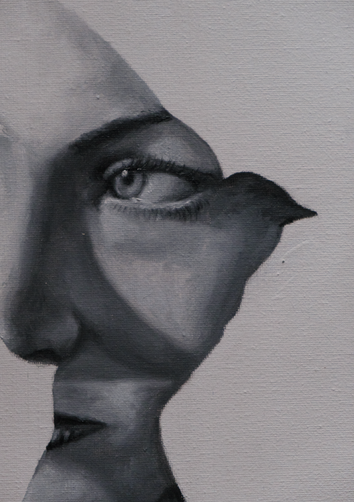 "Free Like a Bird" - Original Oil Painting